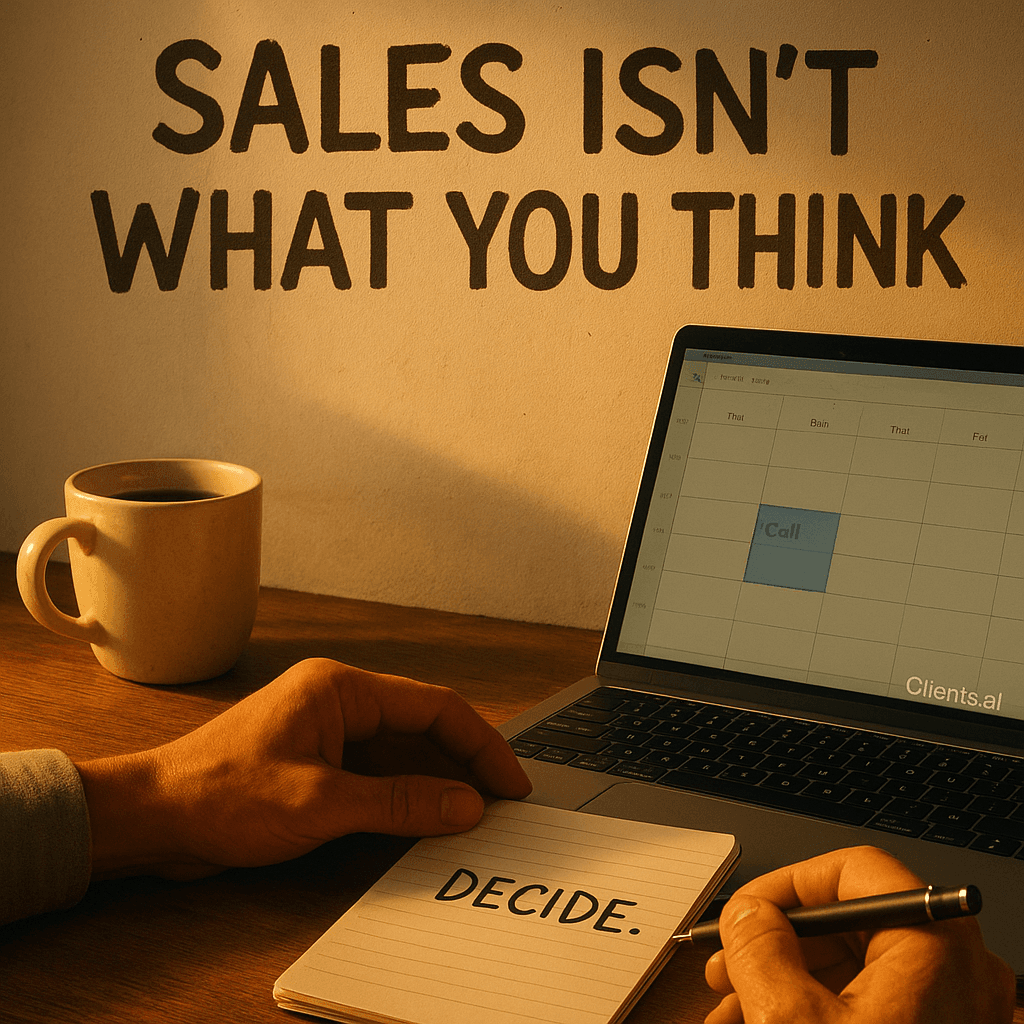 You think sales is about scripts