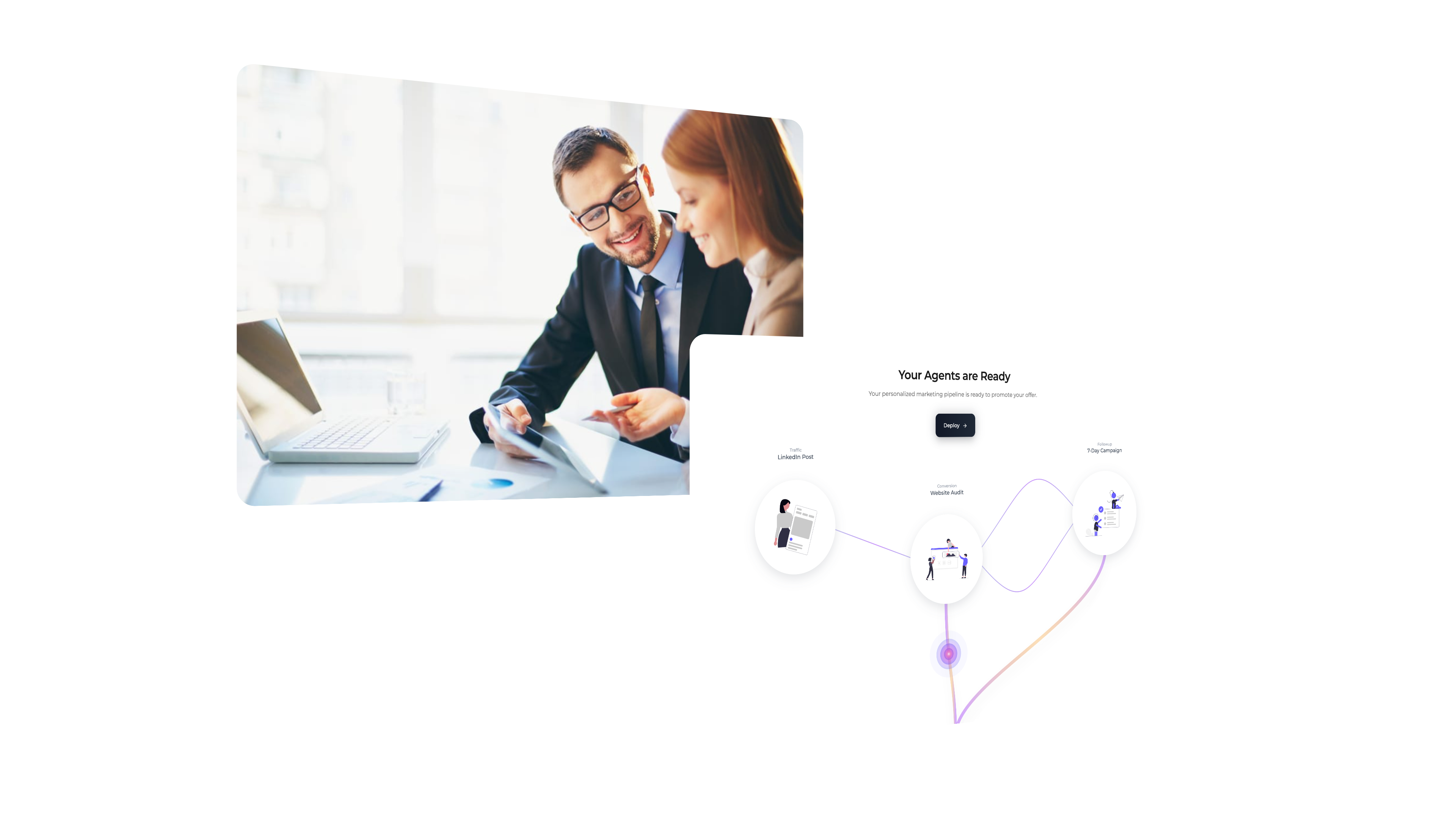 Bar graph showing income rising while hours worked stay flat